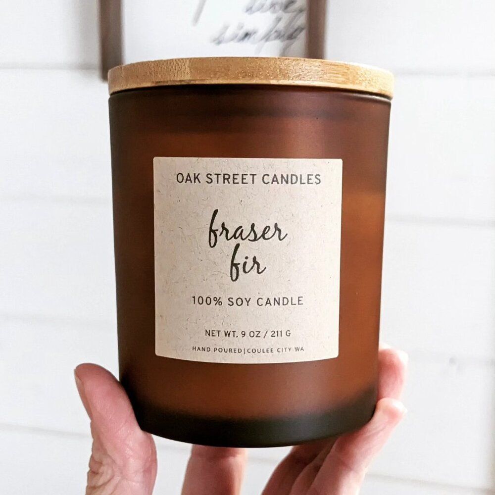 Oak Street Candles Natural Soy Candle Fraser Fir